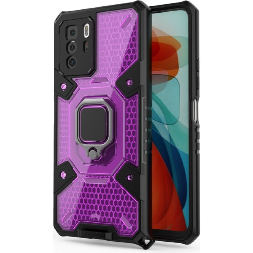Shin-Wo Halka Tutucu Standlı Xiaomi Poco X3 Gt Telefon Kılıfı (Yurt Dışından) - Mor Cep Telefonu Kılıfı Fiyatı