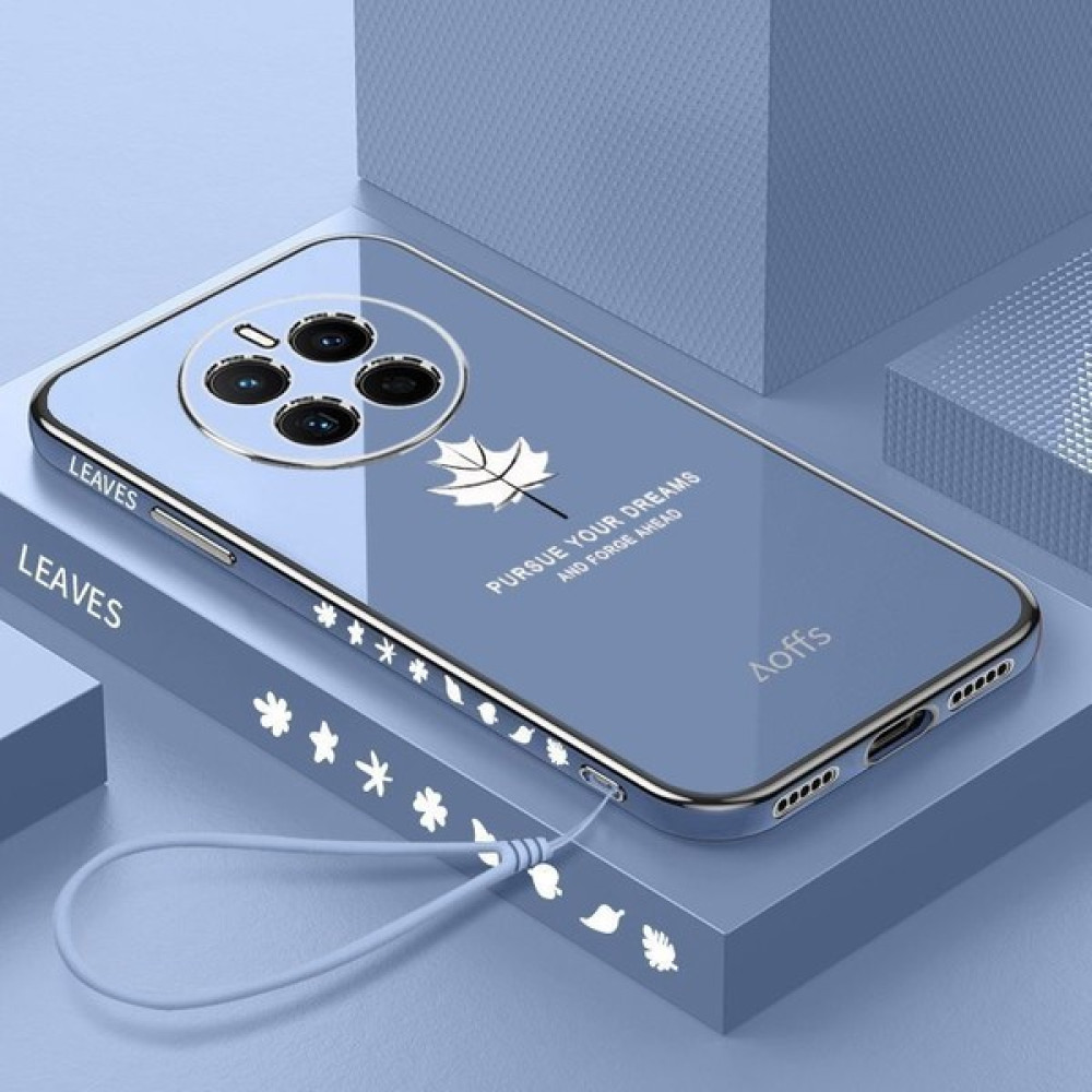Shin-Wo Huawei Mate 50 Pro Için Telefon Kılıfı Silikon Elektrolizle Kaplanmış Darbeye Dayanıklı Kapak (Yurt Dışından) - Mavi Cep Telefonu Kılıfı Fiyatı
