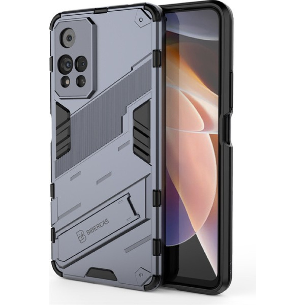 Shin-Wo Xiaomi Redmi Note 11 Pro+ Plus 5g Kılıf Sert Kickstand Darbeye Dayanıklı Telefon Kılıfı (Yurt Dışından) - Gri Cep Telefonu Kılıfı Fiyatı