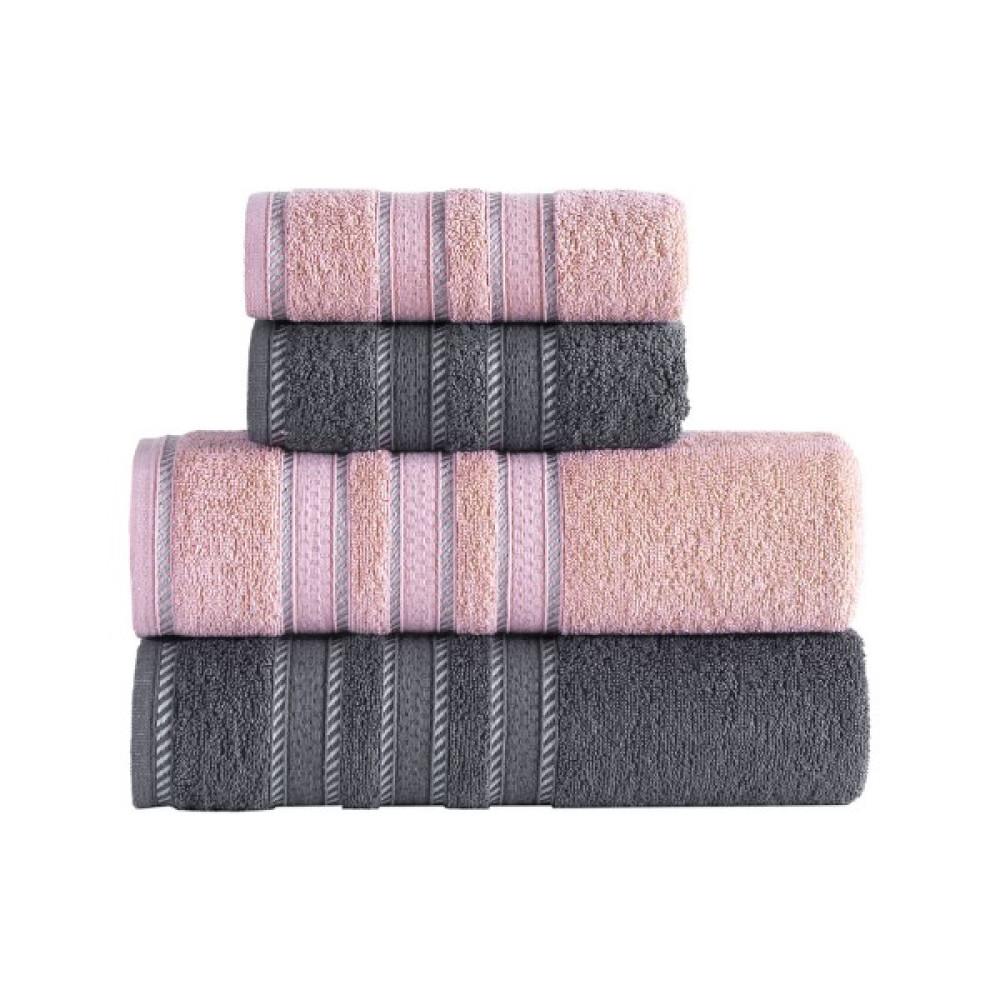 Shine Ars Home Shinears Shine 4 Parça Ekstra Yumuşak Banyo Havlu Seti Hamam Takımı 50X90-100X150 cm - Beyaz - 100 x 150 cm Banyo Havlusu Fiyatı
