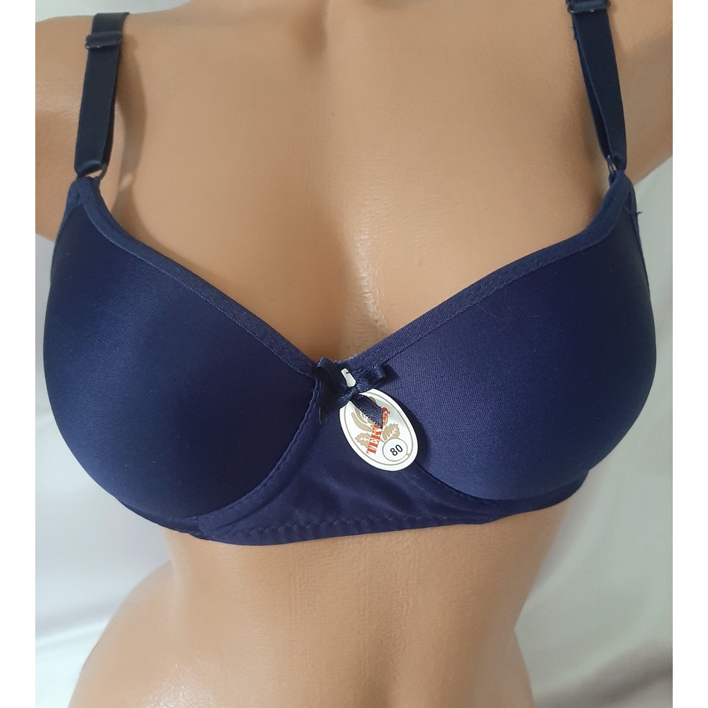 Shine Elagance Lacivert Destekli Balenli Kadın Rahat Sütyen Pamuk Polyester Elastan Içerir Sütyen Fiyatı