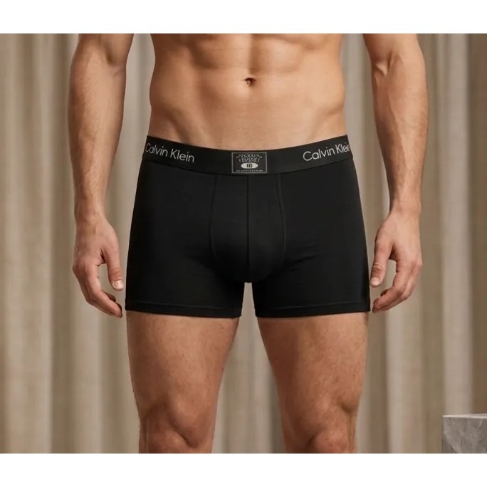Shine Elagance Siyah %95 Pamuk Cotton %5 Elastan Düz Renk Likralı Erkek Boxer 3'lü set Diğer Fiyatı
