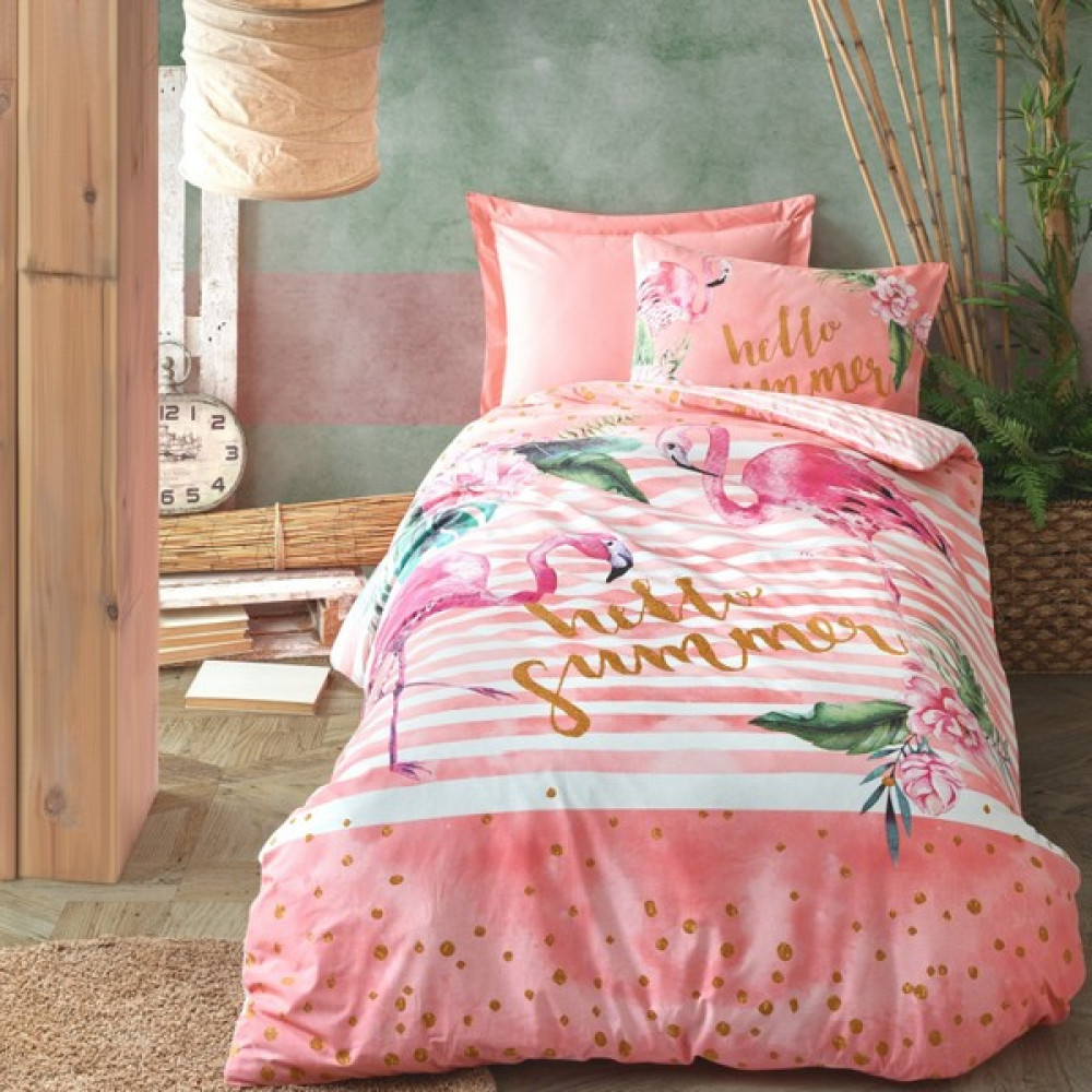 Shine Home Genç Odası %100 Pamuk Lastik Çarşaflı Kız Çocuk Nevresim Takımı Pembe Renk - 160 x 220 cm Bebek Nevresim Takımı Fiyatı