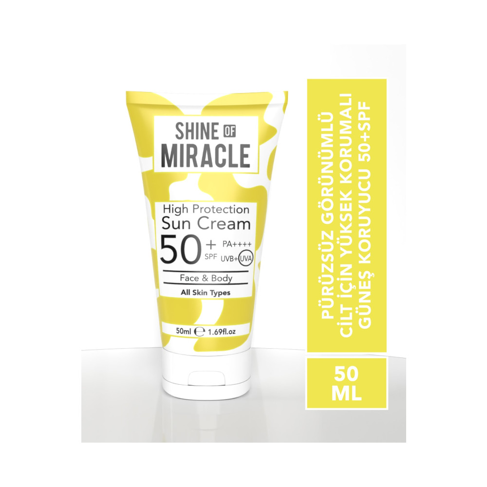 Shine of Miracle Spf 50+ Güneş Kremi - Yüksek Koruma Güneş Kremleri ve Losyonları Fiyatı