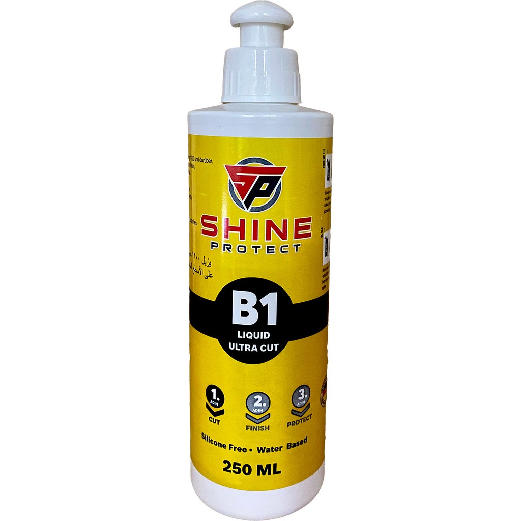 Shine Protect B1 Liquid Ultra Cut Kalın Pasta 250ML Menşei Almanya Oto Çizik Giderici Fiyatı