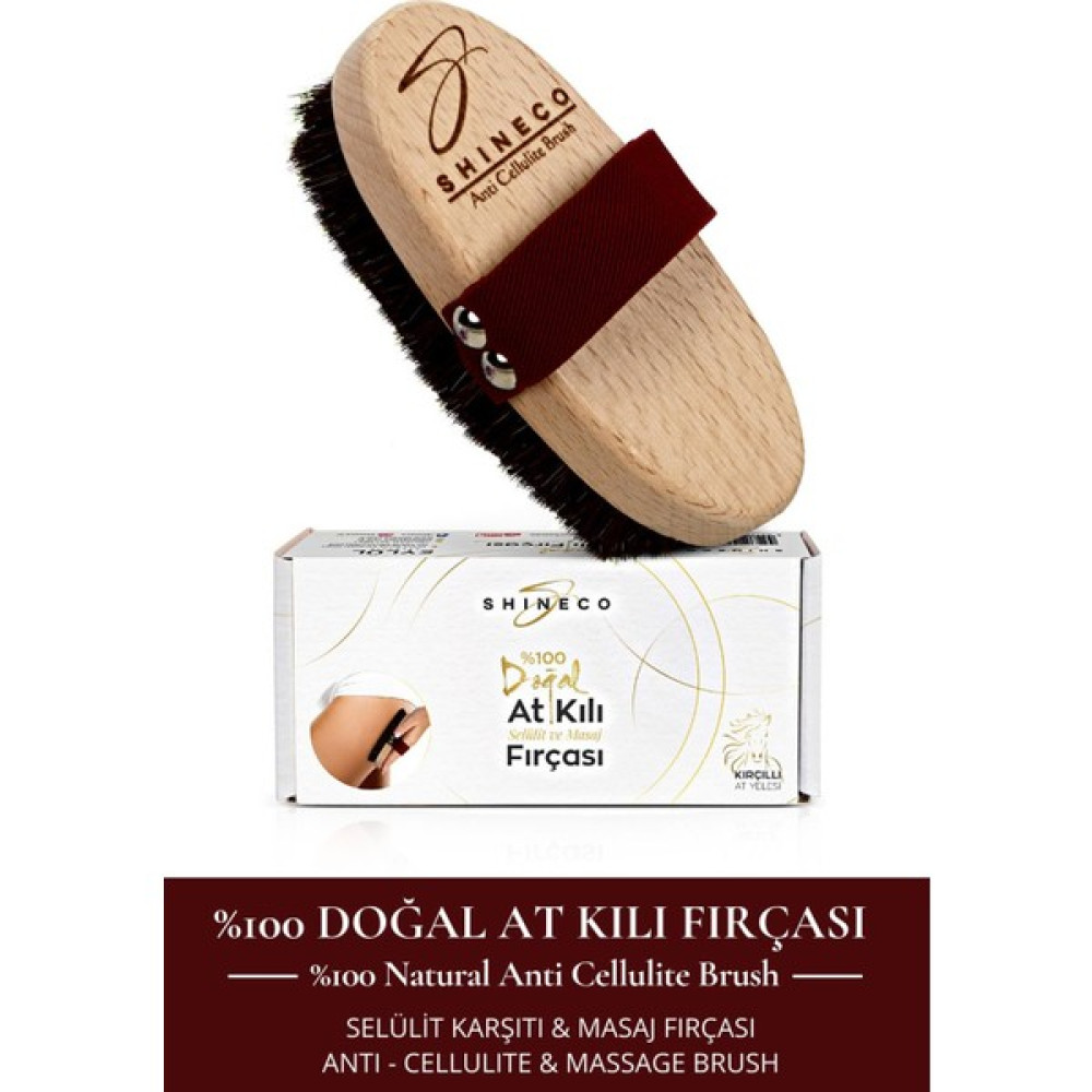 Shineco %100 Doğal At Kılı ve Masaj Fırçası ile Le Mücadelede Etkili Yöntem (Kırçıllı At Vücut Sıkılaştırıcı ve İncelticiler Fiyatı
