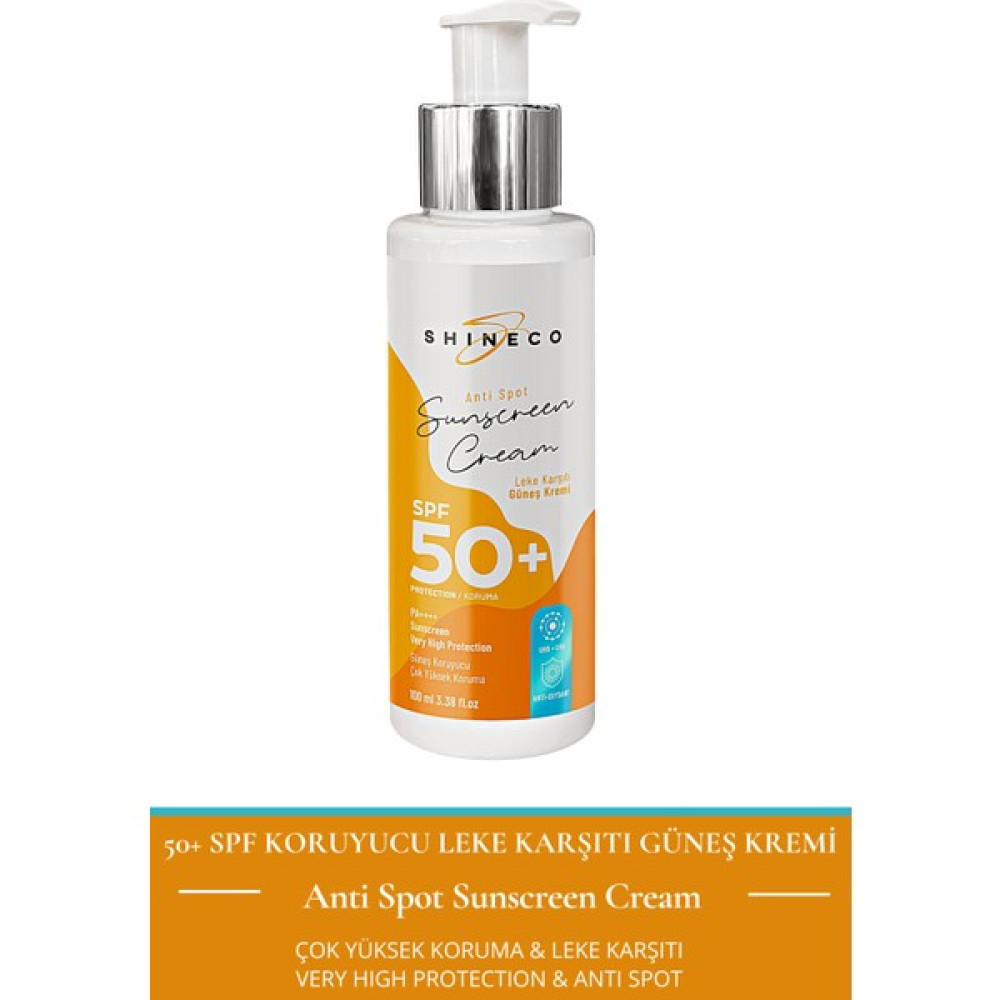 Shineco - 50+Spf Koruyucu Leke Karşıtı Güneş Kremi 90 ml Güneş Kremleri ve Losyonları Fiyatı