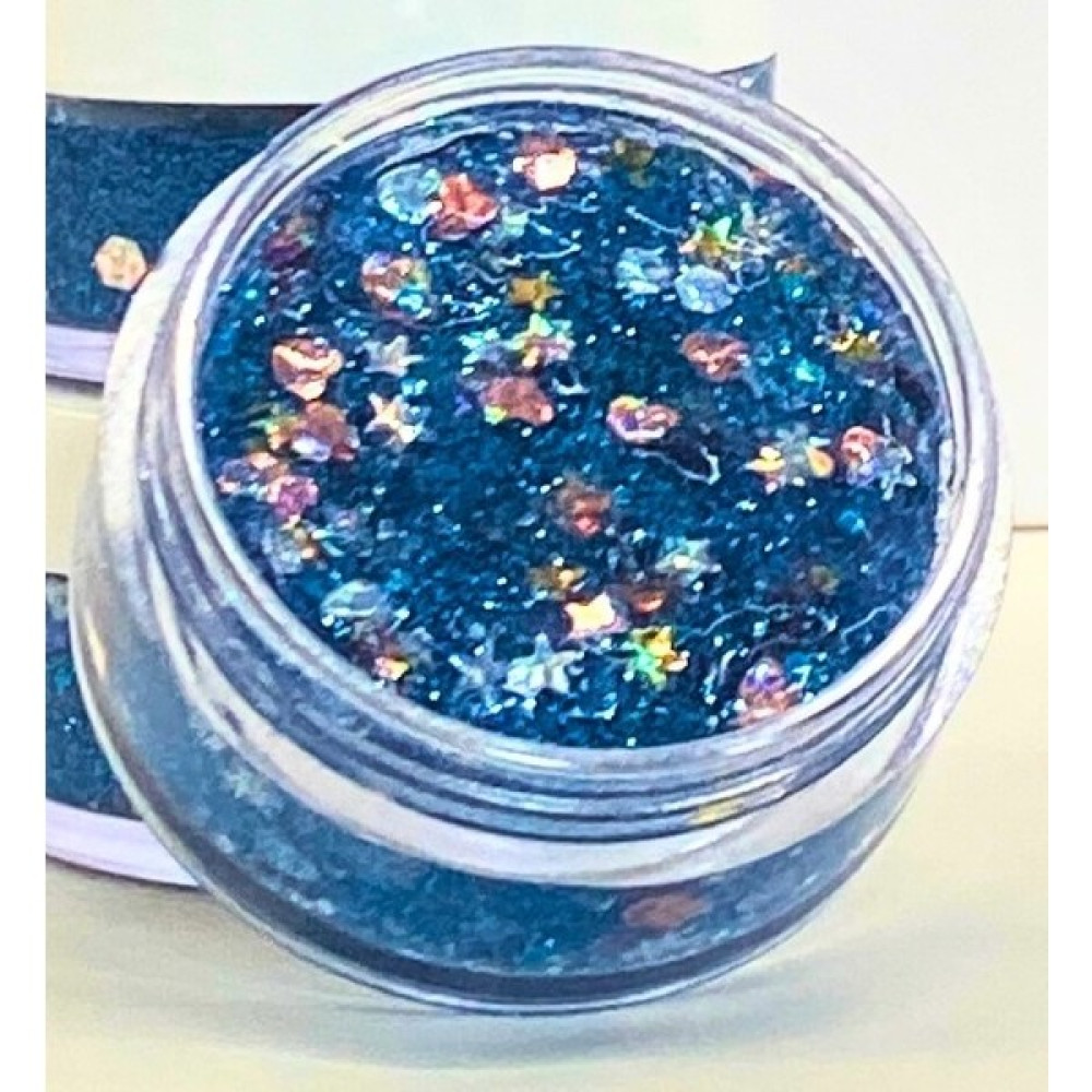Shineco Glitter Jel - Gece Mavisi Renk Simli Far - Yüz - Vücut Jeli - 10 ml Göz Farı Fiyatı