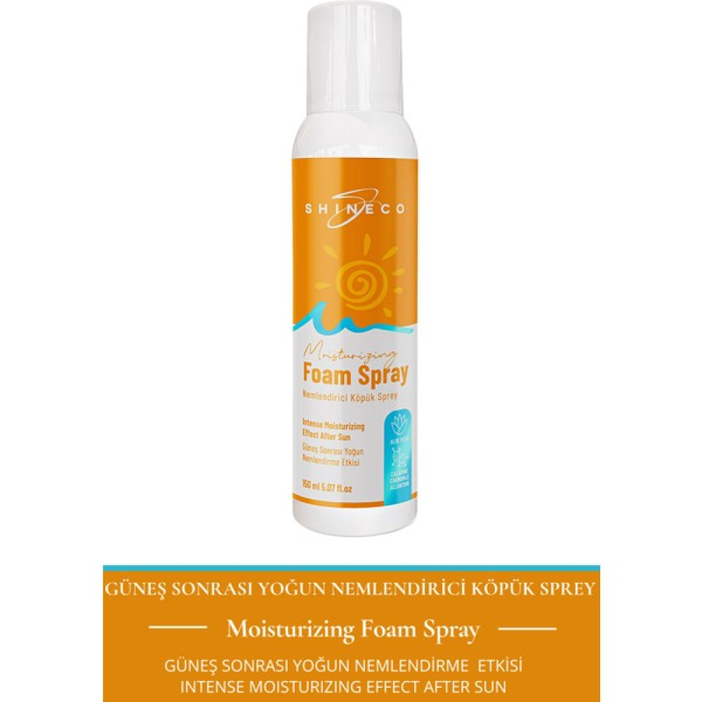 Shineco - Güneş Sonrası Yoğun Nemlendirici Köpük Sprey 150 ml Oto Boyaları Fiyatı