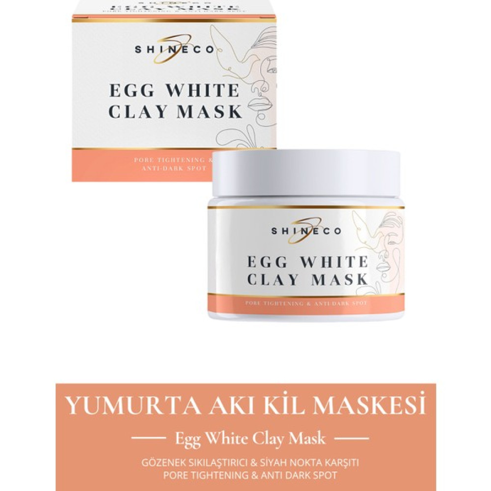 Shineco Yumurta Akı Kil Maskesi 50 ml Maskeler Fiyatı