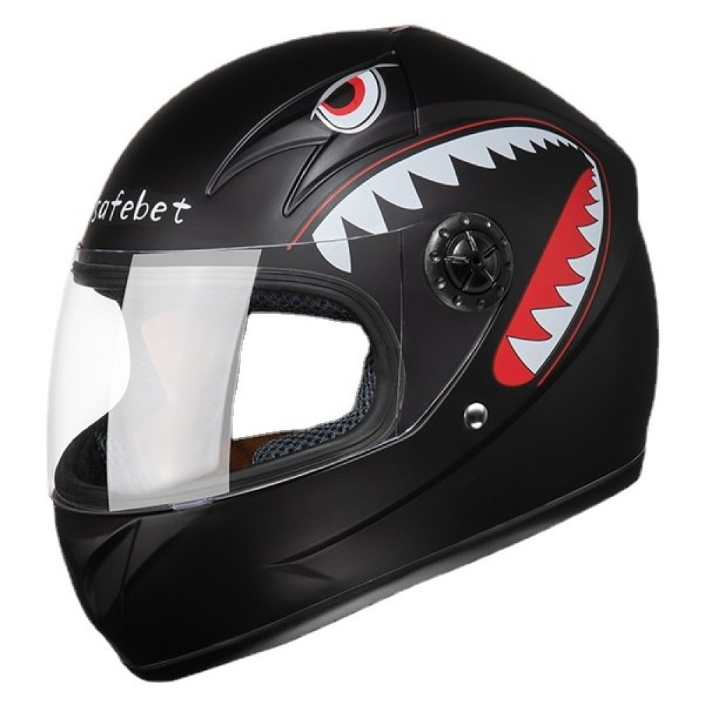Shinee Çocuk Tam Yüz Motosiklet Kask (Yurt Dışından) - 48 - 52 cm - Siyah Motorsiklet Kaskları Fiyatı