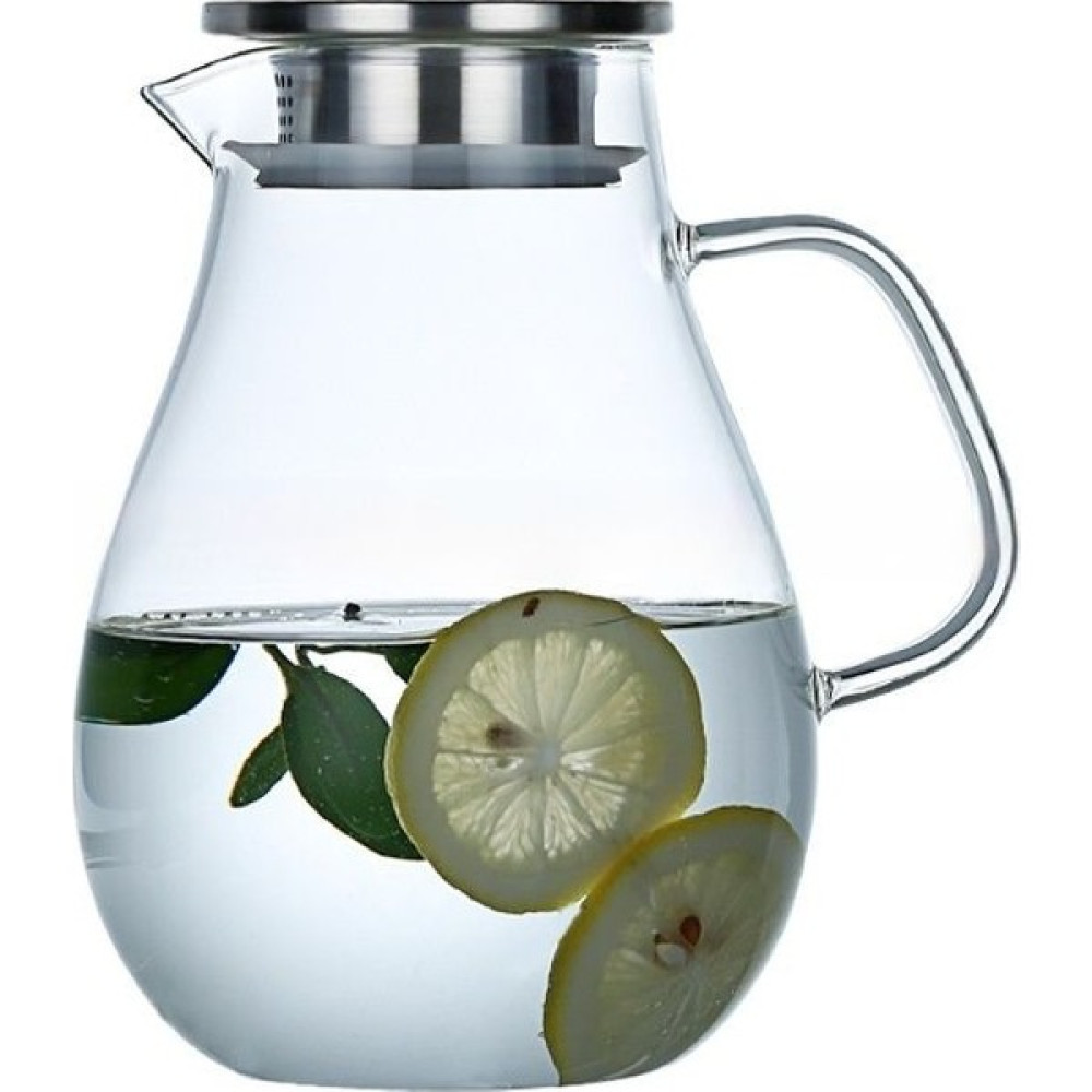 Shinee Yüksek Sıcaklığa Dayanıklı Cam Soğutma Sürahi (Yurt Dışından) - 1,5 L - Beyaz Sürahi Fiyatı
