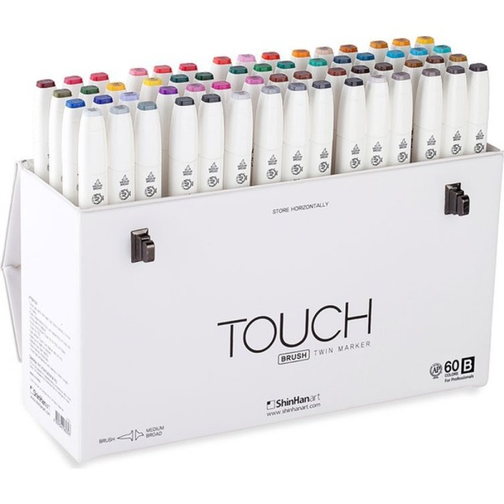 Shinhan Art Twin Brush Marker Fırça Uçlu Markör Kalem Seti 60 Renk B Sanatsal Malzemeler Fiyatı