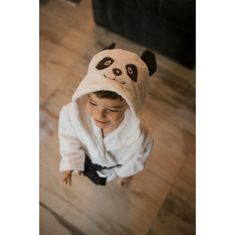 Shiny Home Tex Panda Kapüşonlu Ekstra Yumuşak Su Emici Çocuk ve Bebek Bornozu - Beyaz - 10 - 12 Yaş Bornoz Fiyatı