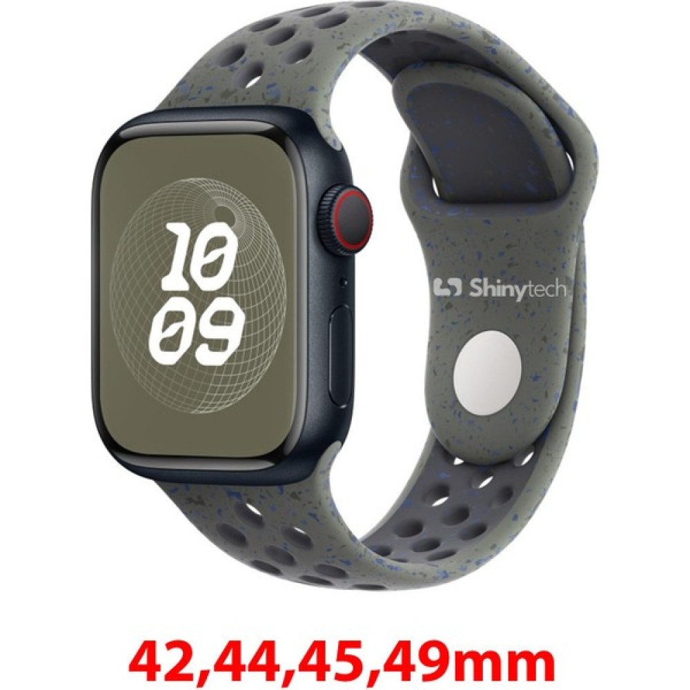 Shinytech Apple Watch Uyumlu Delikli Spor Loop Kordon Haki Yeşili - Haki Yeşil - 42,44,45,49mm Giyilebilir Teknoloji Aksesuarları Fiyatı