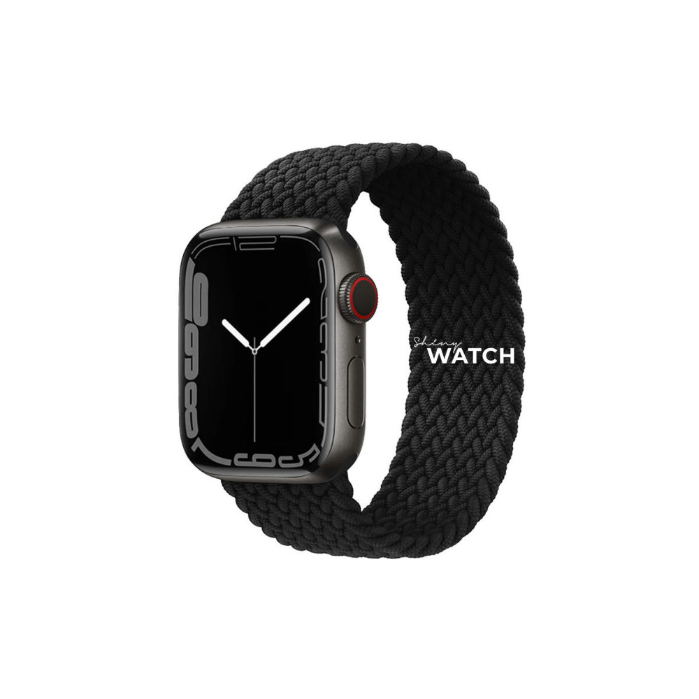 ShinyTECH Apple Watch Uyumlu Örgü Loop Kordon Siyah Akıllı Saat Aksesuarı Fiyatı