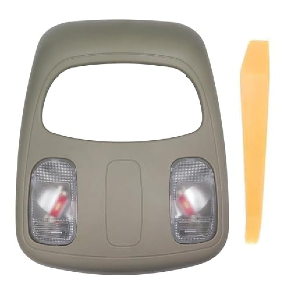 SHISHISHUN UPGRADED Overhead Console Dome Map LED Reading Light Lamp Compatible with 2002-2010 Dodge Ram 1500 2500 3500 4500 5500 Replaces 1DK78BD1AA 1DK78TL2AA 56049706AD/AF