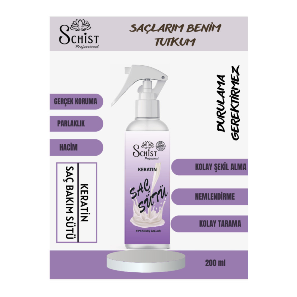 Shist Professional Keratinli Saç Bakım Sütü 200 ml Saç Şekillendirici Sprey Fiyatı