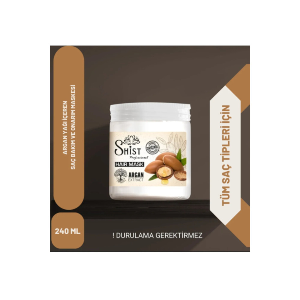 Shist Professional Schist Professional Keratin Ve Argan Yağlı Saç Maskesi 220 ml Saç Bakım Maskeleri & Serumlar & Spreyler Fiyatı