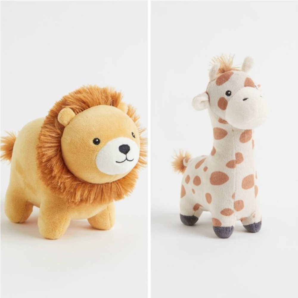 Shiva Gift&More 2’li Aslan ve Zürafa Yumuşak Peluş Oyuncak Seti Uyku ve Oyun Arkadaşı - Renkli Peluş Oyuncaklar Fiyatı