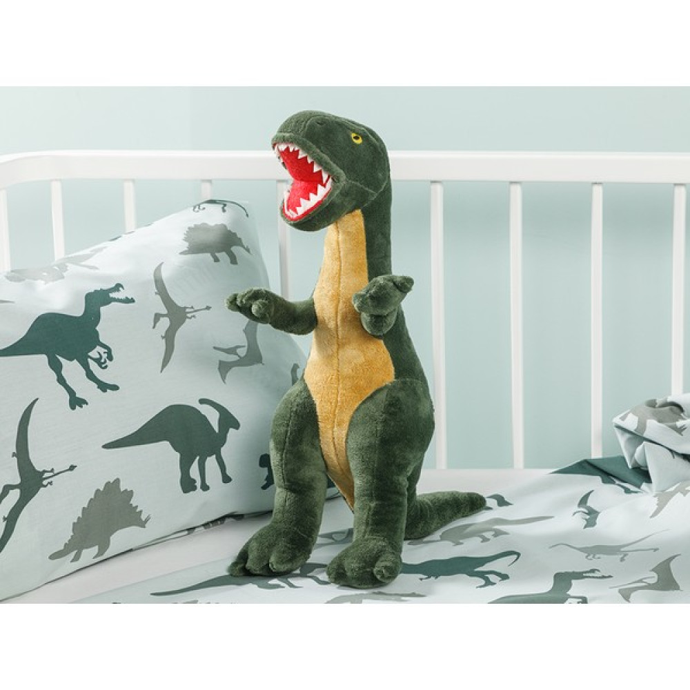 Shiva Gift&More Dinasours Dinozor T-Rex Dekoratif Dinazor Yastık Oyun Uyku Arkadaşı 45X16 Yeşil - Hayvan Peluş Oyuncaklar Fiyatı