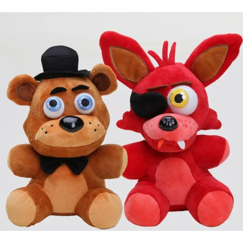 Shiva Gift&More Fnaf Freddy ve Foxy 2 Li Peluş Yumuşak Oyuncak Five Night Uyku ve Oyun Arkadaşı 25 cm - Renkli Peluş Oyuncaklar Fiyatı