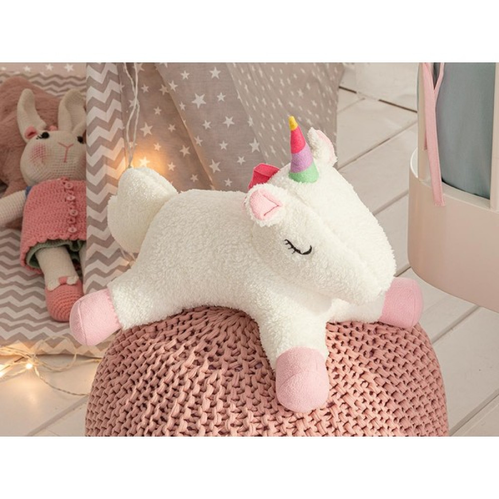 Shiva Gift&More Mini Unicorn Dekoratif Yastık 32X24 Beyaz - Hayvan Peluş Oyuncaklar Fiyatı