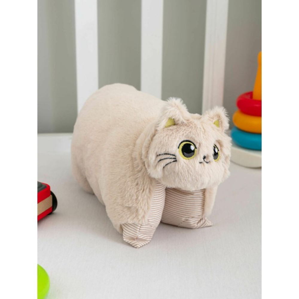 Shiva Gift&More Pelüş Dolgulu Nakışlı Bebek Kedi Açılabilir Kırlent Oyun ve Uyku Arkadaşı Peluş Oyuncaklar Fiyatı