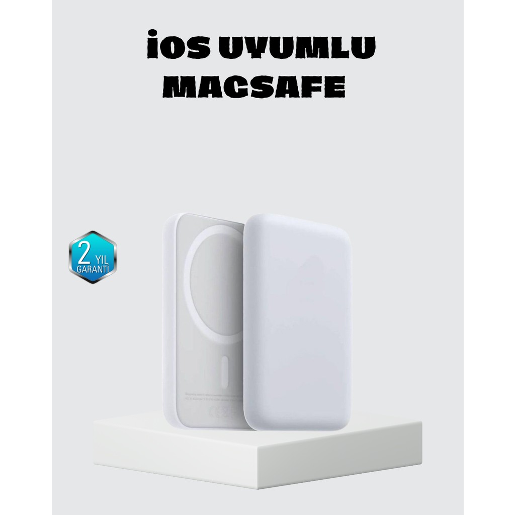 SHN Magsafe 15W Kablosuz Hızlı Şarj Lightning Girişli Taşınabilir Batarya - Çok Renkli Diğer Fiyatı