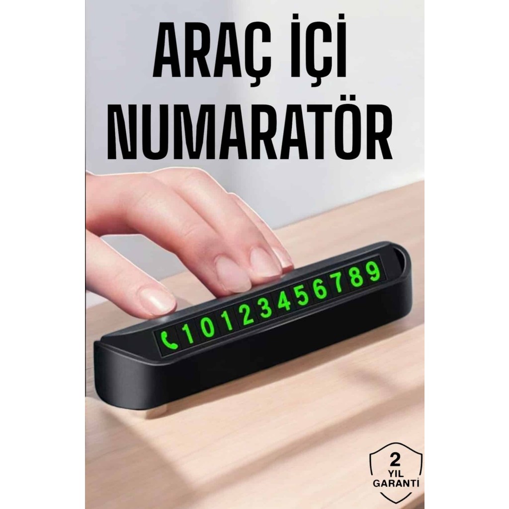 SHN Numaralık Araç Içi Araba Araç Park Numaratör Telefon Numarası Yazma Diğer Fiyatı