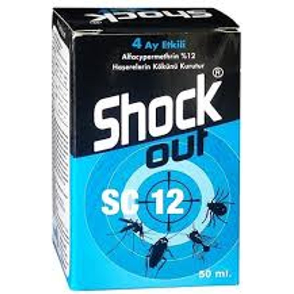 Shock Out Sc .Karasinek, Sivrisinek, Hamamböceği, Karınca, Bit, Pire Diğer Fiyatı