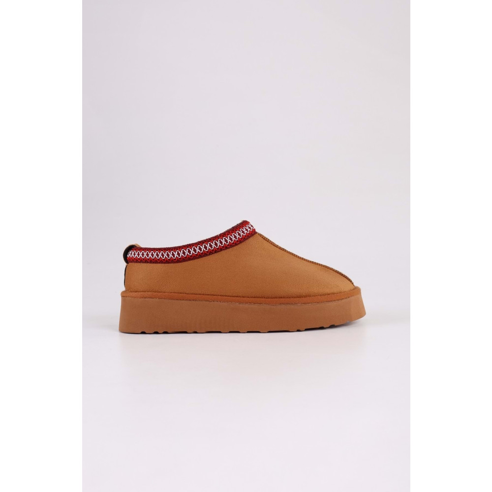 Shoeberry Kadın Uggps Taba İçi Tüylü Kısa Süet Düz Terlik Taba Tekstil 36 Beden Unisex Sandalet Fiyatı