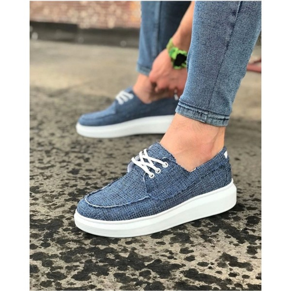 Shoecide Bağcıklı Rahat Taban Keten Kot Erkek Spor Klasik Ayakkabı Erkek Günlük Ayakkabıları Fiyatı