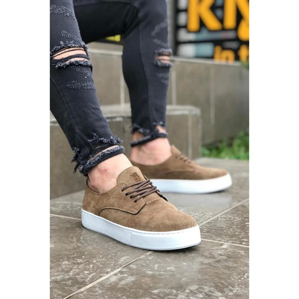 Shoecide Bağcıklı Süet Ortopedik Taban Vizon Süet Erkek Casual Günlük Ayakkabı Erkek Günlük Ayakkabıları Fiyatı