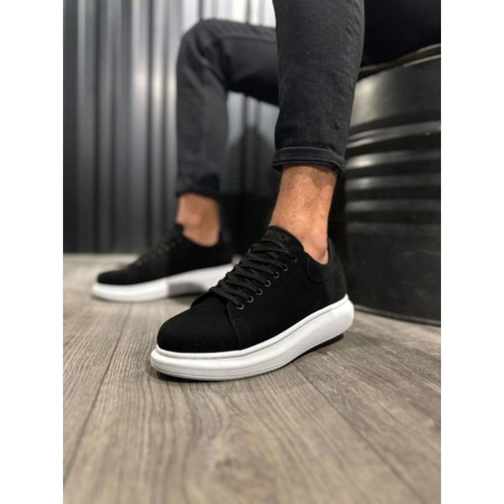 Shoecide Bağcıklı Süet Ortopedik Yüksek Taban (Beyaz ) Erkek Günlük Sneaker Ayakkabı Erkek Günlük Ayakkabıları Fiyatı