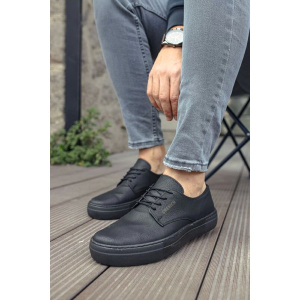 Shoecide CH005 Cst Pıttı Erkek Ayakkabı Siyah Erkek Ayakkabıları Fiyatı