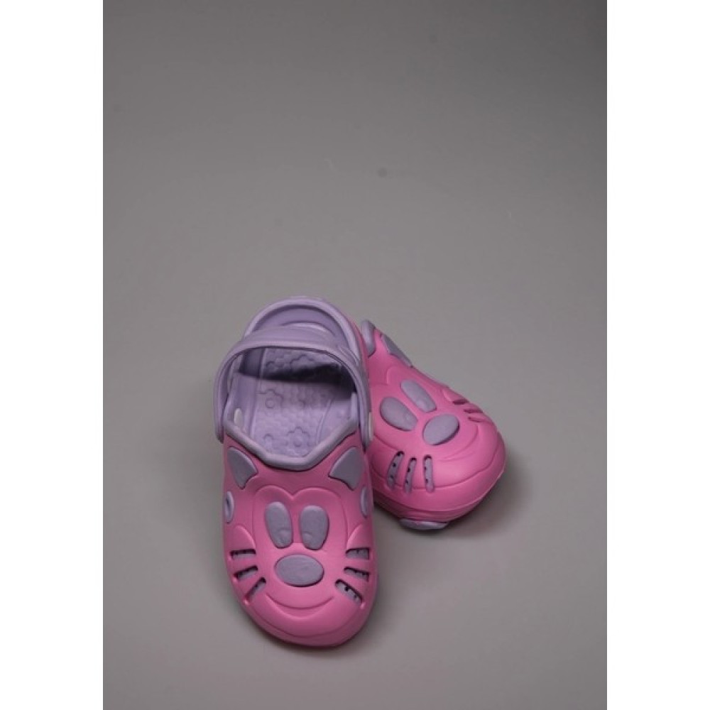 Shoecide Pembe-Lila Çizgi Film Figürlü Işıklı Eva Rahat Çocuk Sandalet Kız Çocuk Terlik & Sandaleti Fiyatı