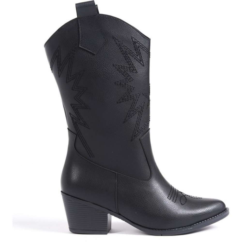 SHOESERS Kadın Western Yıldız Desenli Topuklu Kovboy Çizme Erkek Botları Fiyatı