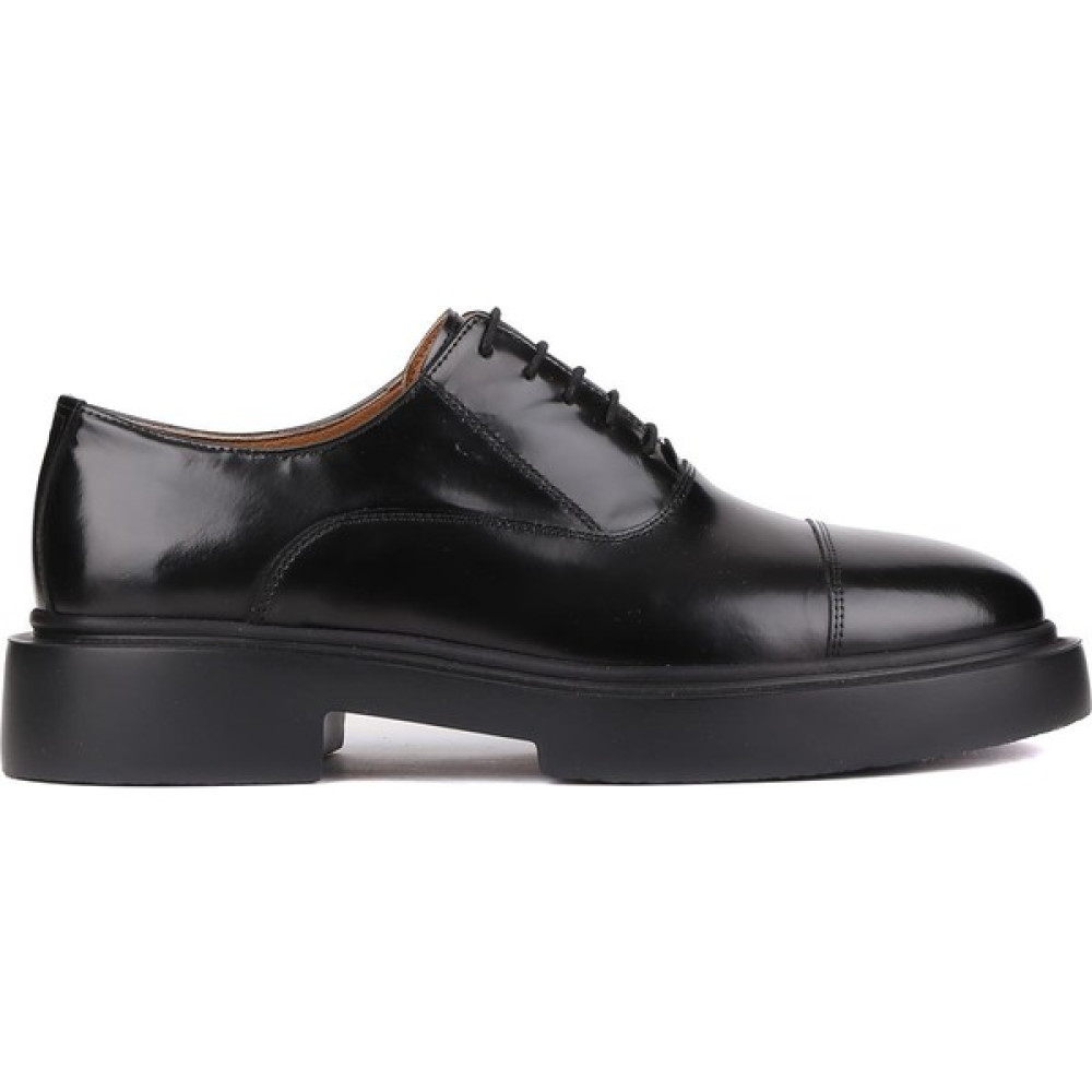 Shoetyle - Siyah Açma Deri Bağcıklı Erkek Klasik Ayakkabı 250-2014 Erkek Günlük Ayakkabıları Fiyatı