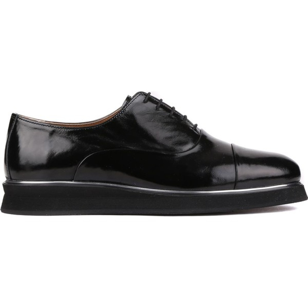Shoetyle - Siyah Rugan Deri Bağcıklı Erkek Klasik Ayakkabı 250-2030 Erkek Günlük Ayakkabıları Fiyatı