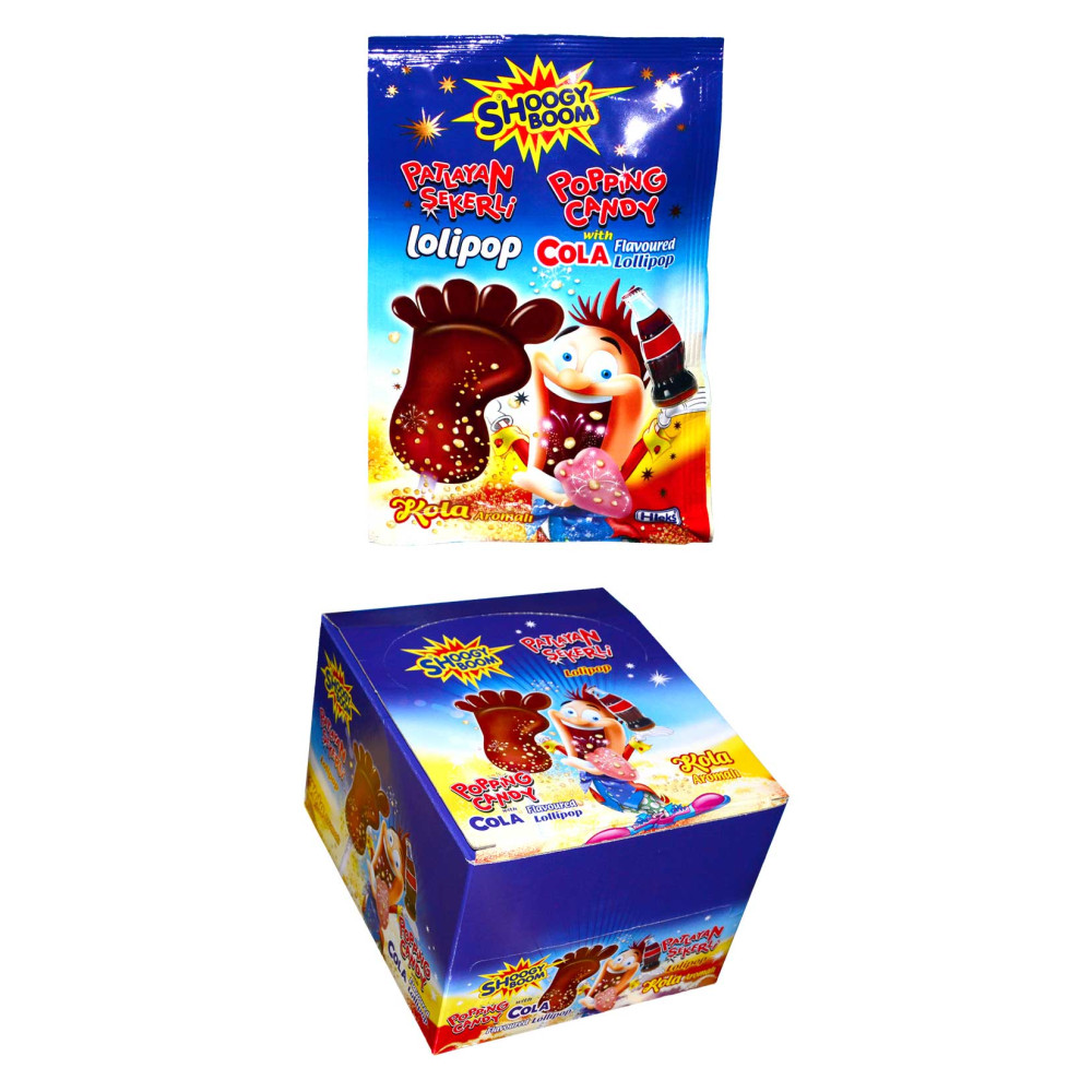 Shoogy Boom Patlayan Şeker 12 gr 48'li Paket Kola Aromalı Şekerleme Sakız Fiyatı