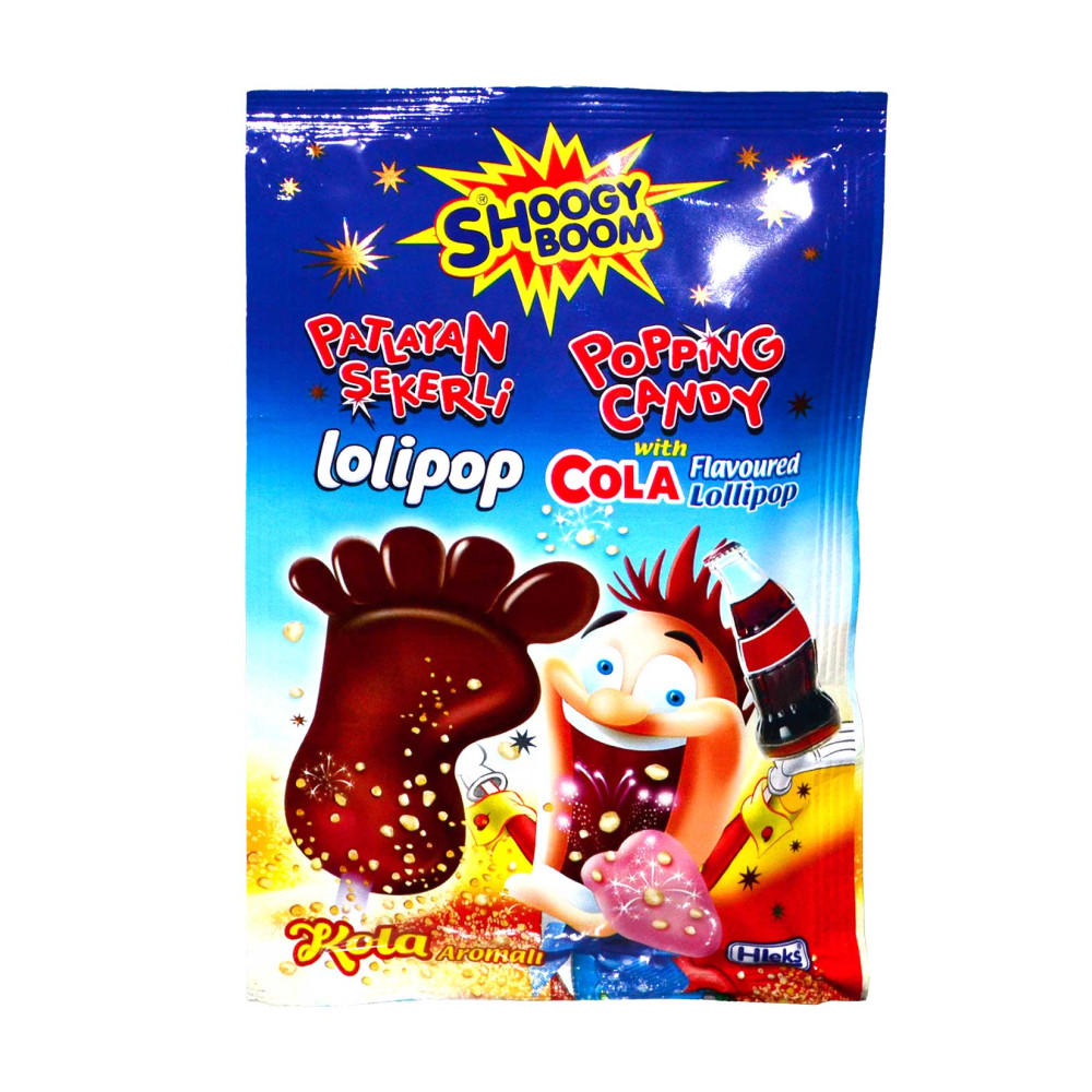 Shoogy Boom Patlayan Şeker 12 gr 48'li Paket Kola Aromalı