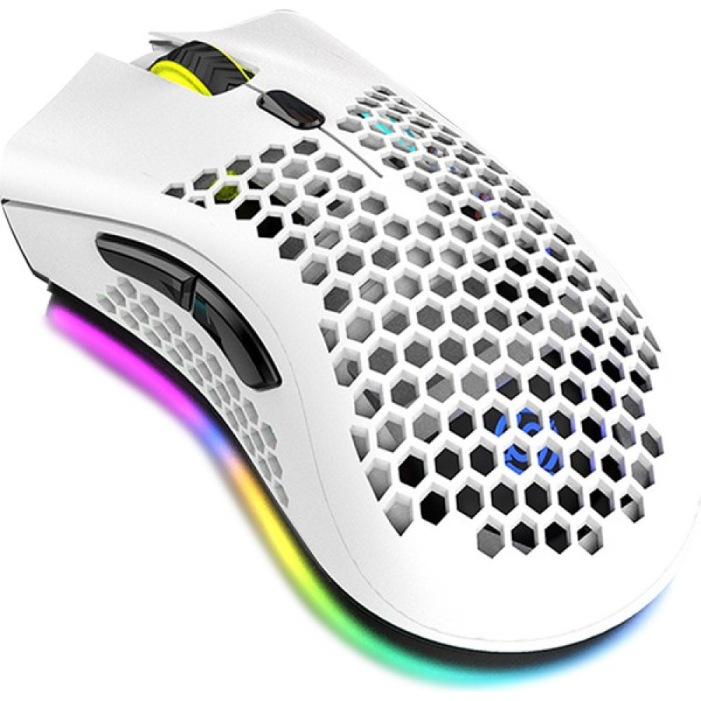 Shopfocus 2.4g Işıklı Kablosuz Oyun Mouse - Beyaz (Yurt Dışından) Klavye - Mouse Fiyatı