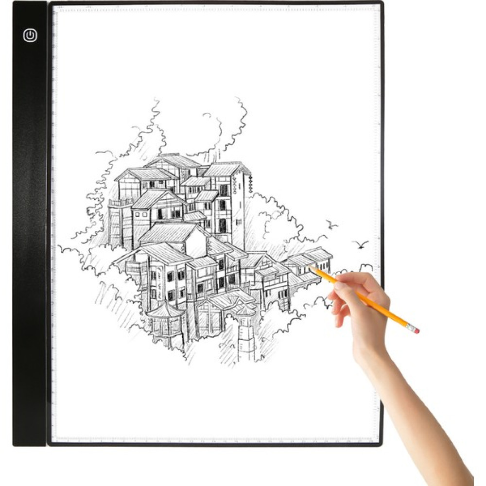 Shopfocus A3 LED 4mm Ultra Ince Dijital Grafik Çizim Tableti (Yurt Dışından) - Renkli Grafik Tabletler Fiyatı