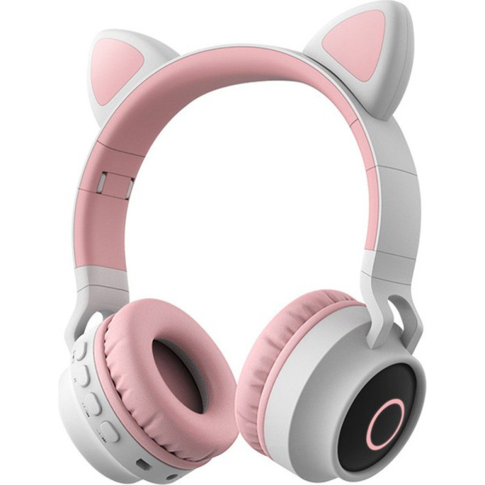 Shopfocus Kulak Üstü Bluetooth Kulaklık (Yurt Dışından) - Gri - Pembe Kulak Üstü Kulaklık Fiyatı