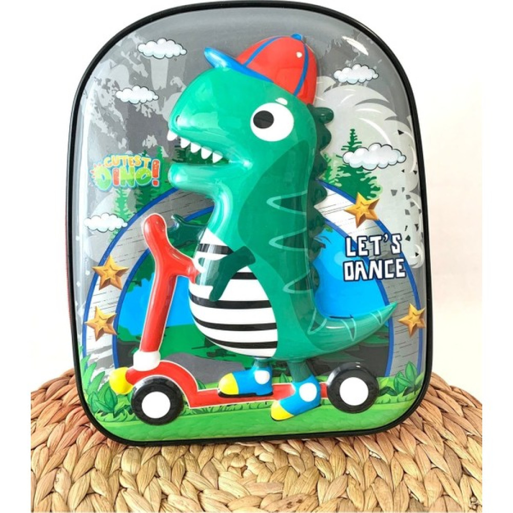 Shopiolog Dino Dinozor 5d Kabartmalı Anaokulu Çantası ve Günlük Kullanım Kreş Çantası Sırt Çantası - Yeşil Okul & Evrak Çantaları Fiyatı