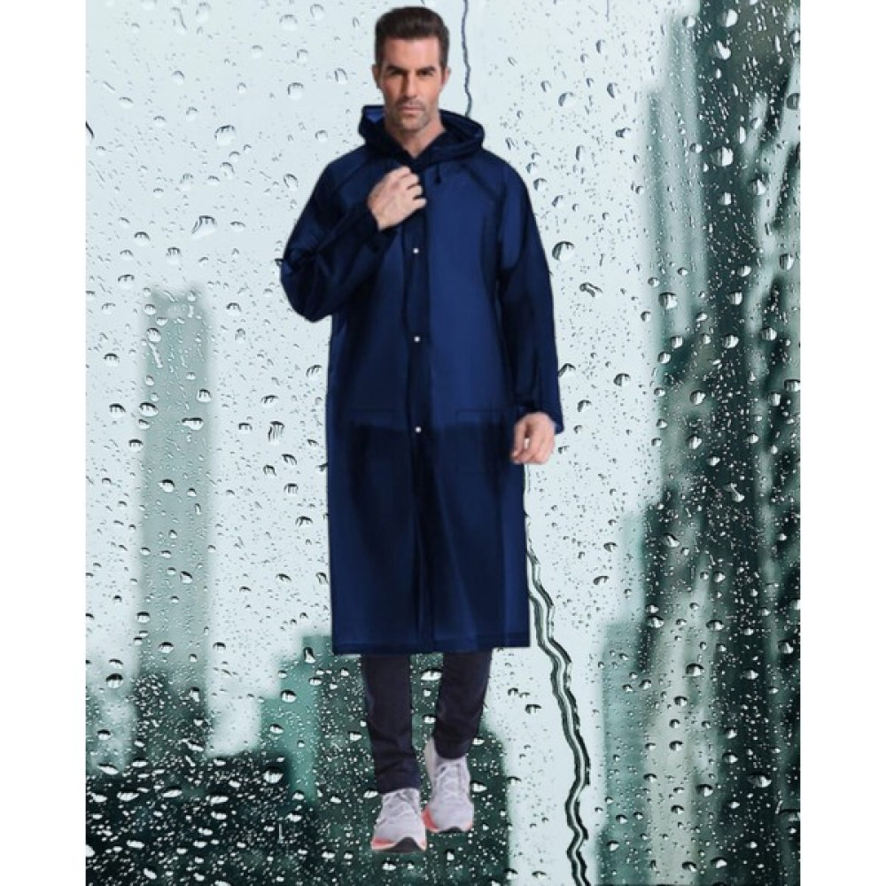 Shopiolog Kadın Erkek Yağmurluk Kapüşonlu Çıtçıtlı Eva Siyah Yağmurluk Yağmurluk & Panço (Outdoor) Fiyatı