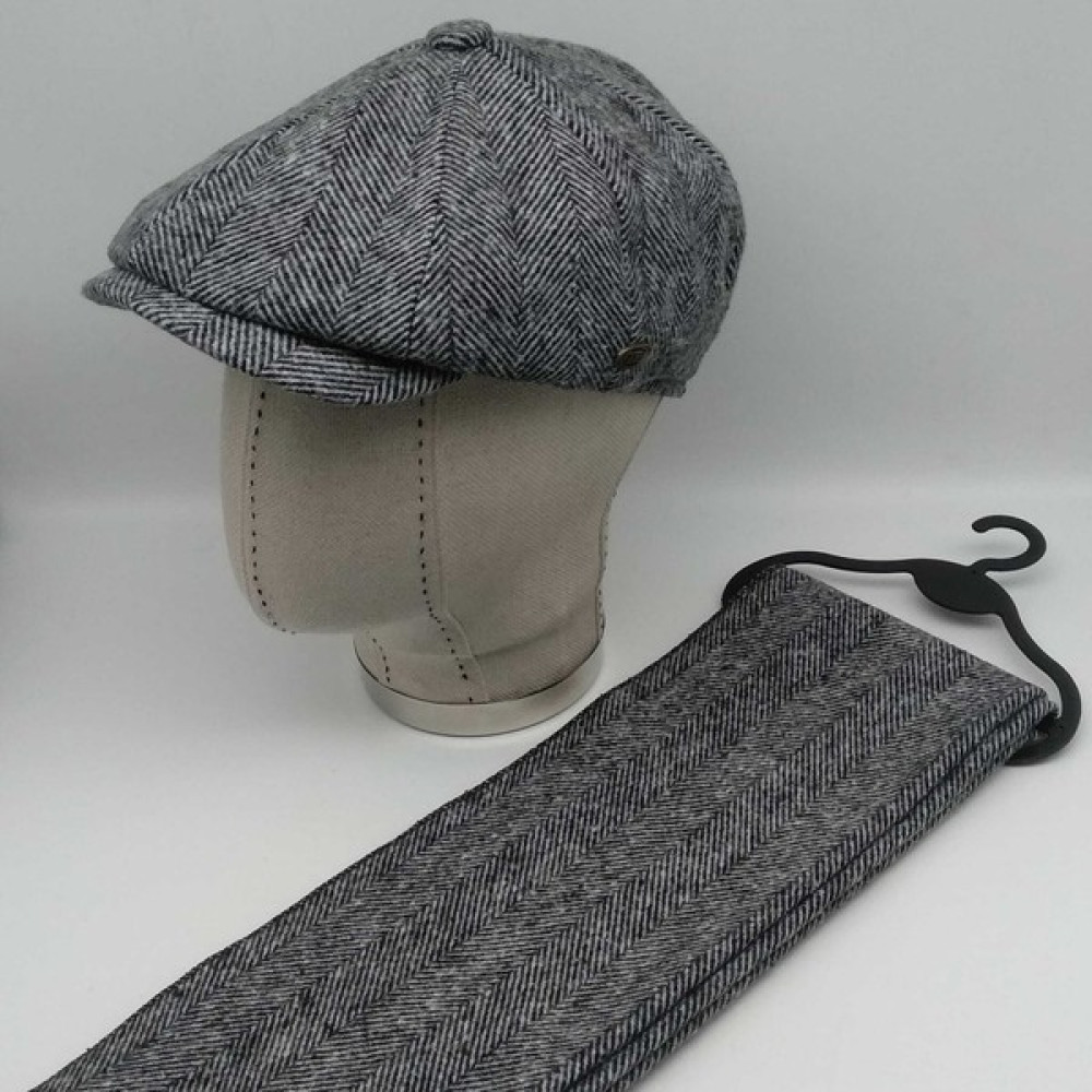 Shopiolog Şapka Atkı Takım David Beckham Model Peaky Blinders Kışlık Kasket Erkek Şapkası Fiyatı