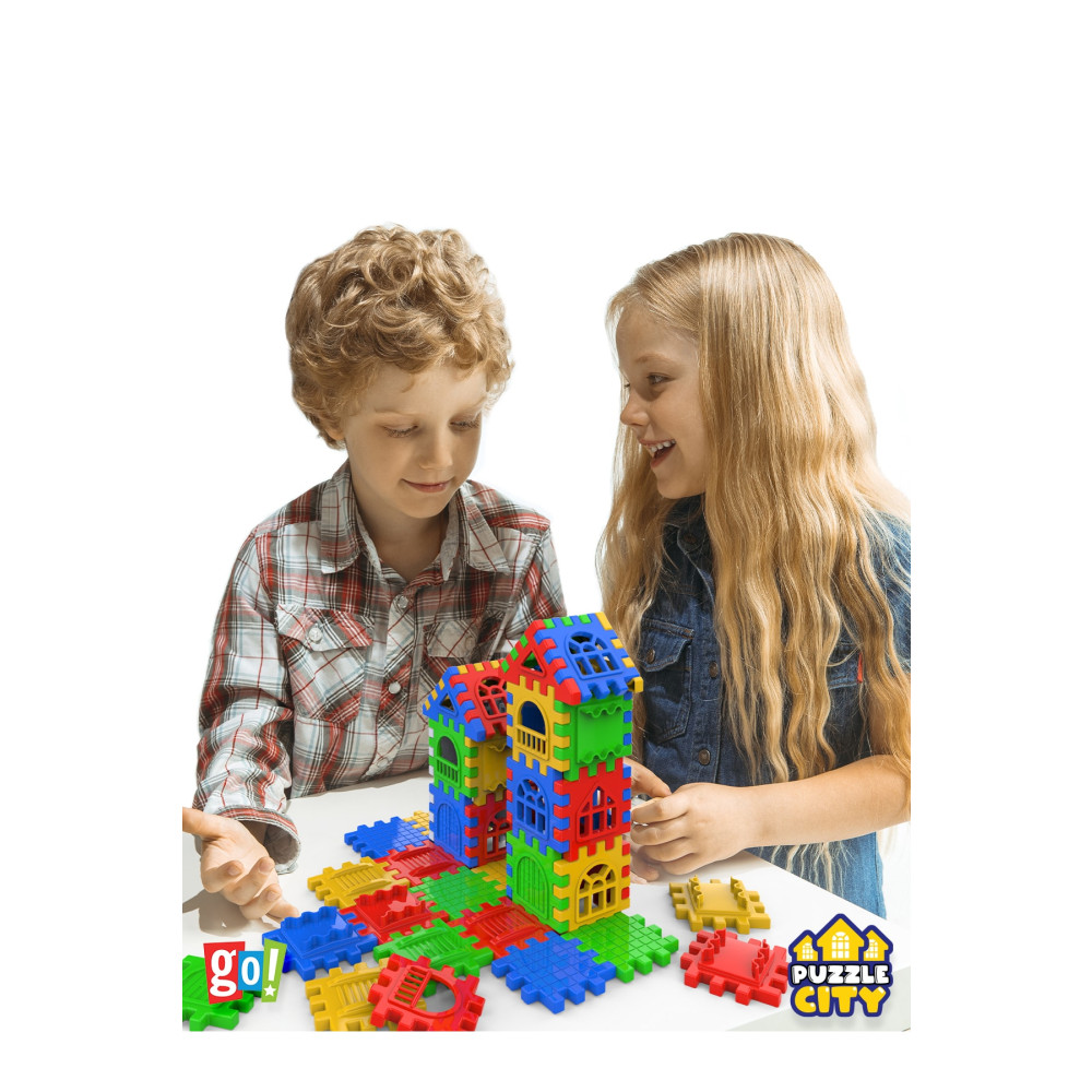 SHOPİST Puzzle City 3d Yapı Ve Tasarım Blokları 128 Parça Eğitici Oyuncak Yapı Oyuncakları Eğitici Oyuncak Fiyatı