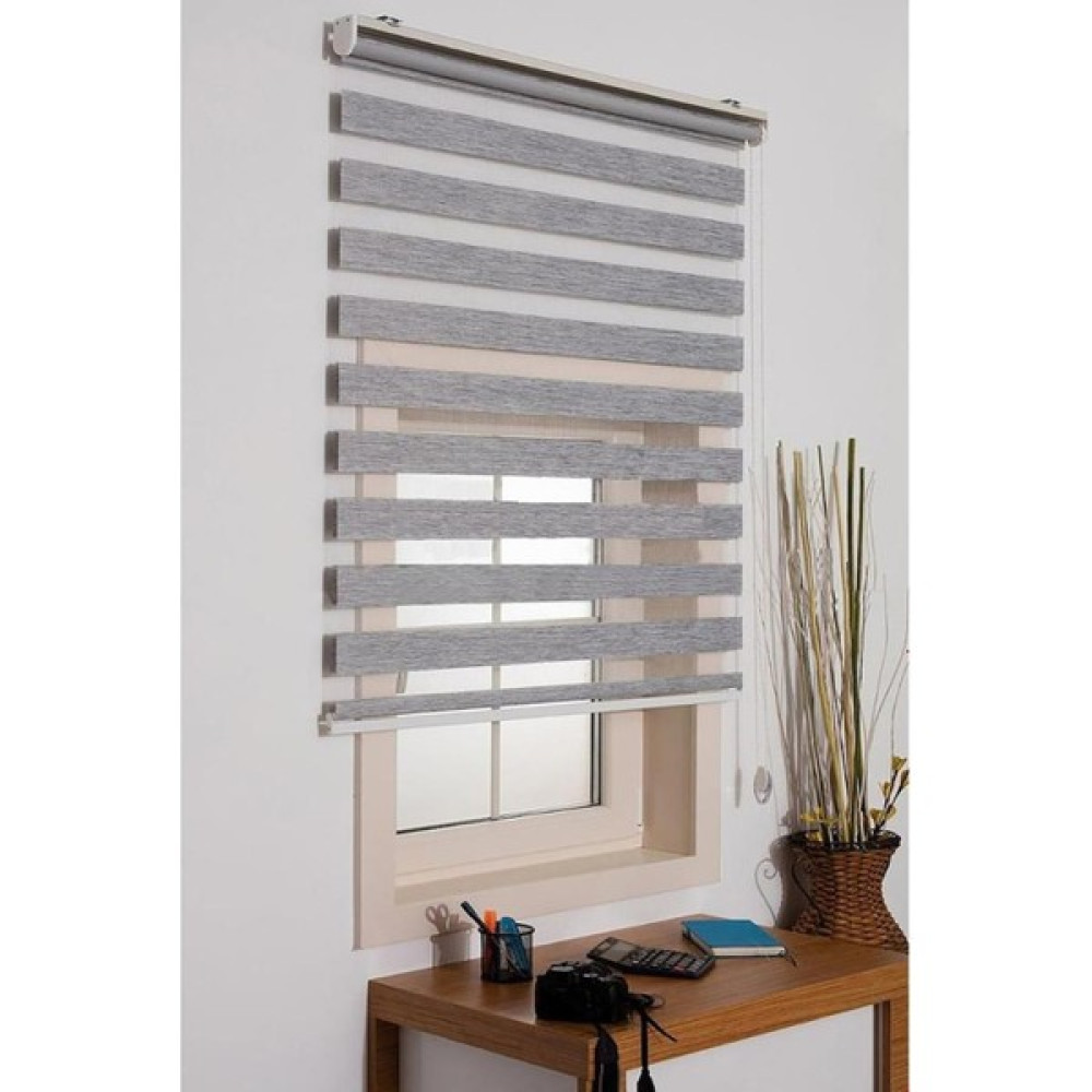 Shopmekan Zebra Stor Perde Bambu Gri 180x200 Cm - 180 x 200 cm Perde Fiyatı